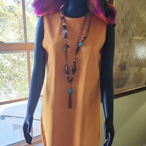 Zara Vibrant Orange Mini Dress